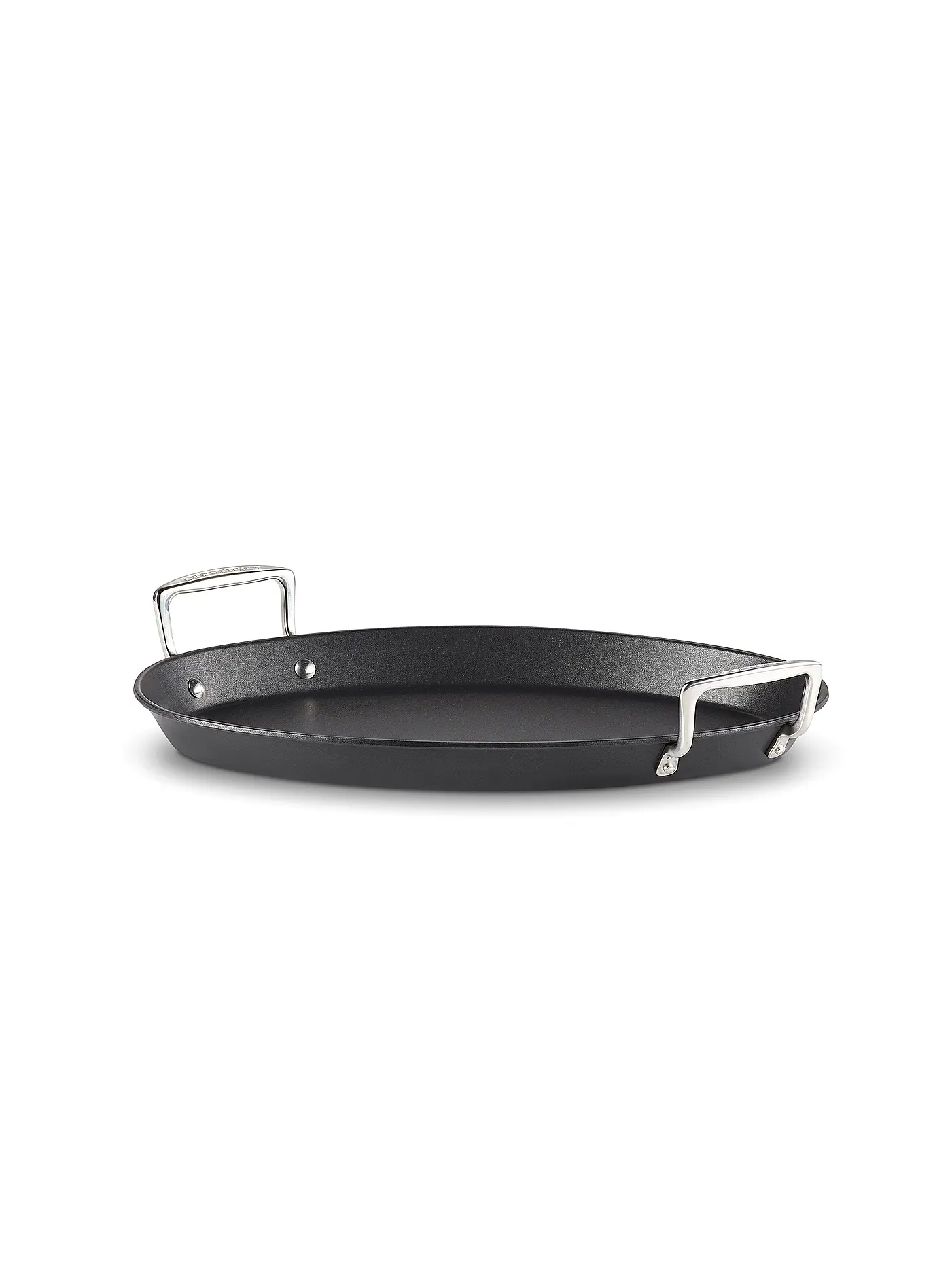 LE CREUSET | Aluminium-Antihaft ovale Pfanne 40cm Schwarz | 